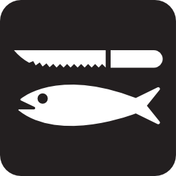 Download free fish knife fishing icon